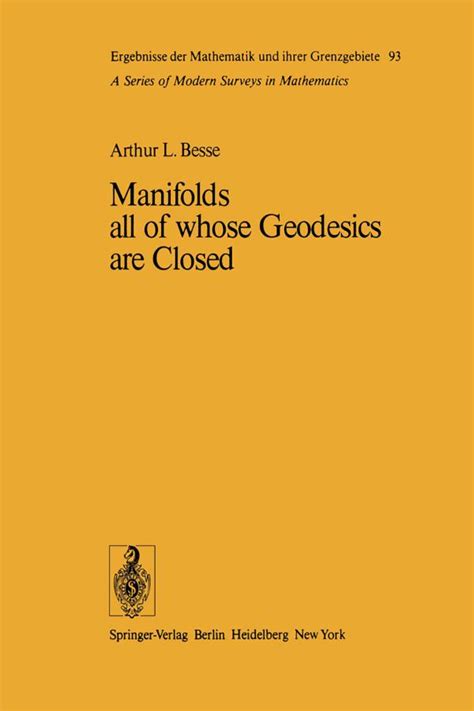 manifolds all of whose geodesics are closed